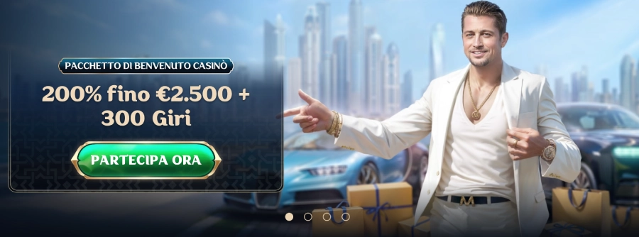 Millioner bonus di benvenuto