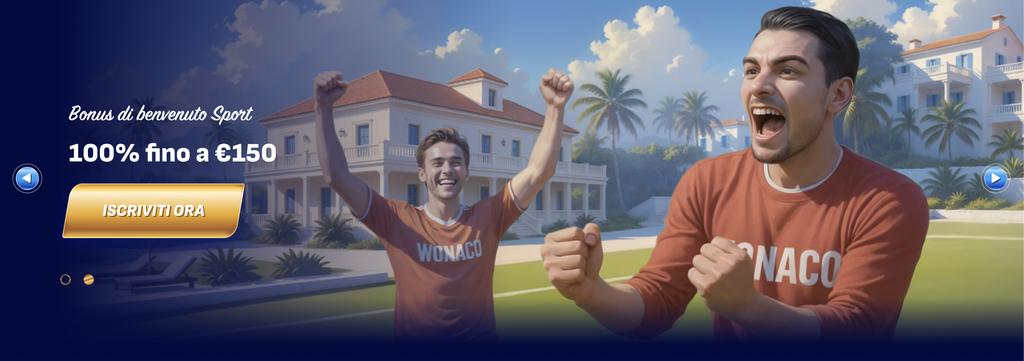 Wonaco Bonus di Benvenuto Sport