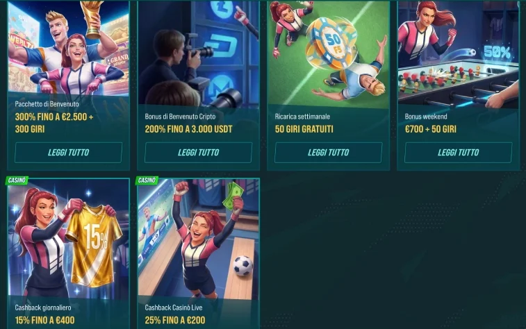 Bonus del casinò Golisimo