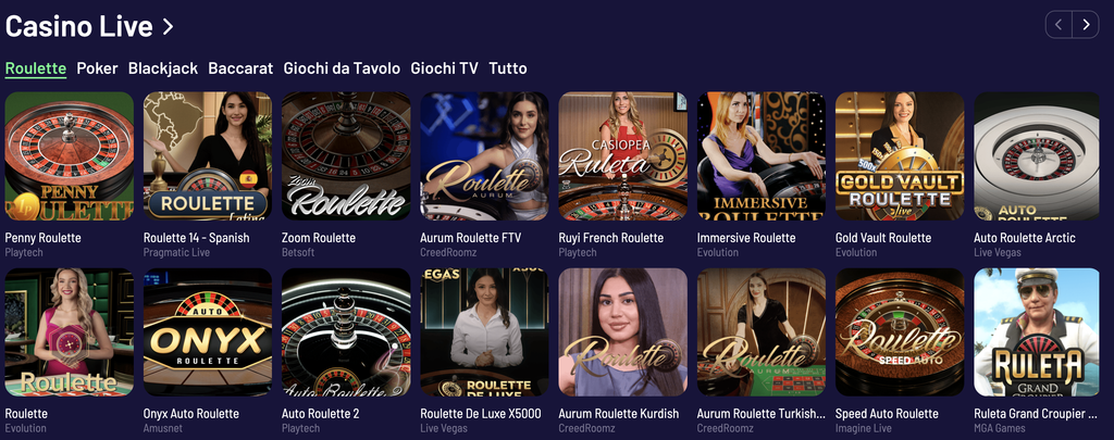 live casino TuffPuff