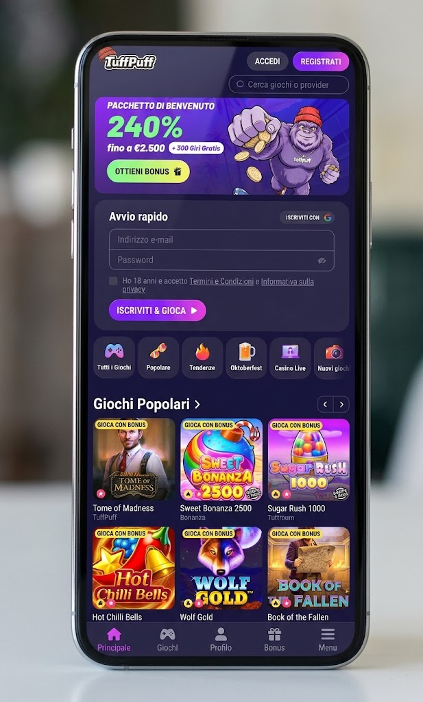 TuffPuff App Casino